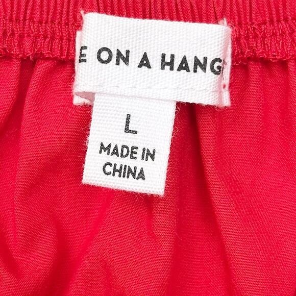 Love On A Hanger Red Valentine Heart Novelty Sweetheart Camisole - Picture 5 of 6